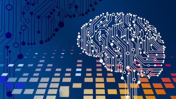 Abstract illustration of artificial intelligence and neural networks